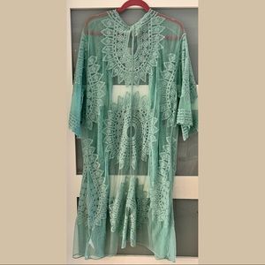 🧜‍♀️ NWT RACHEL ZOE AQUA KIMONO 🧜‍♀️